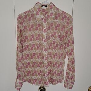 J. Crew Women's Blouse with Floral Print